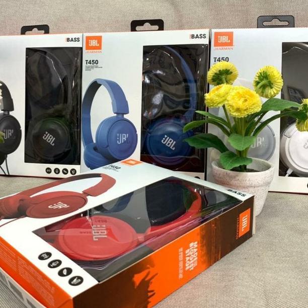 HEADSET JBL T450 - HEADPHONE BANDO JBL T450 SUPER EXTRA BASS JBL T450 - BC