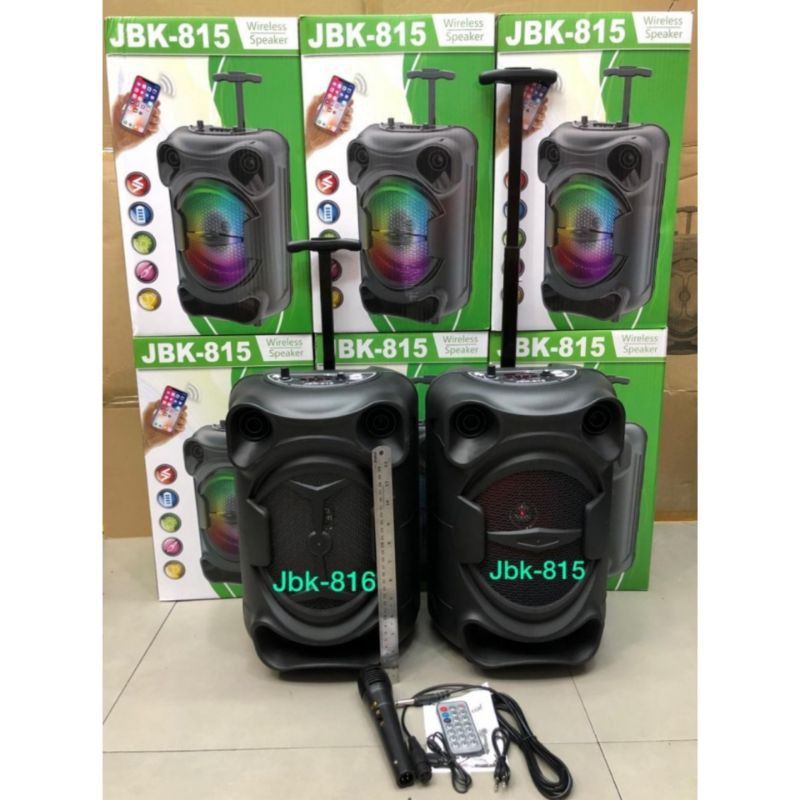 Speaker Bluetooth 8&quot; JBK-815 Koper TWS + Mic