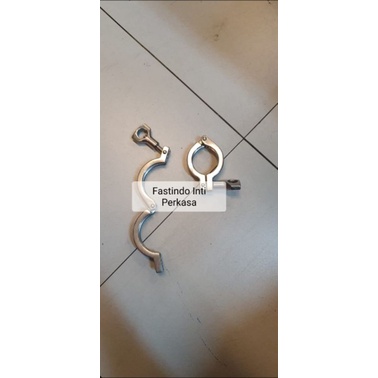 Clam ferrule sanitary SS 304 dia 8 inch