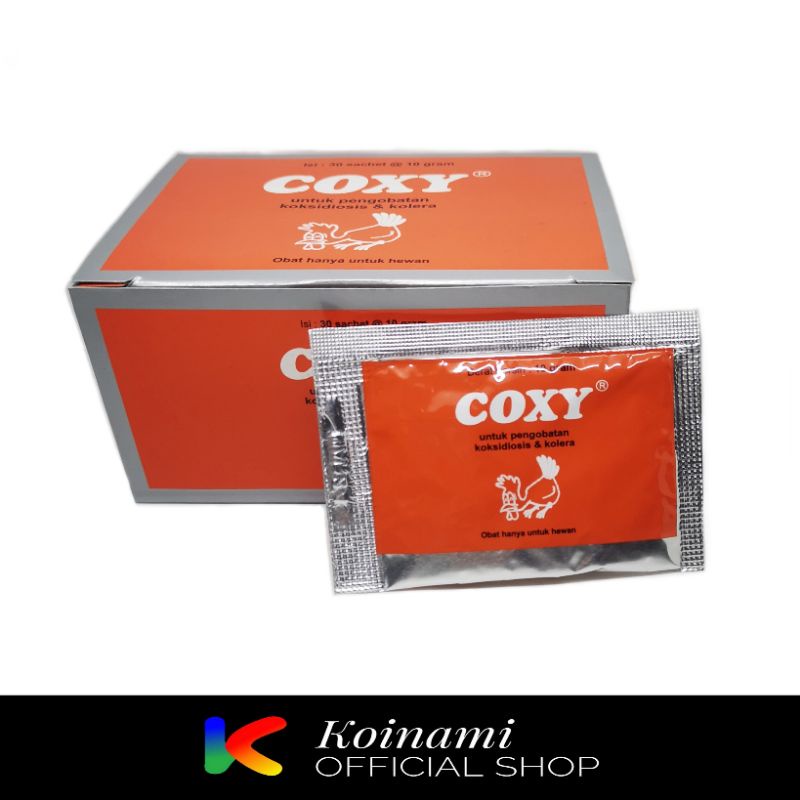 COXY 10 gram AYAM OBAT KOKSIDIOSIS DAN KOLERA / OBAT AYAM / MEDION