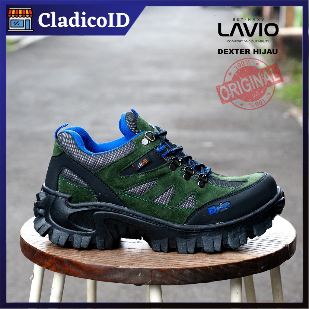 Sepatu Safety Proyek Gunung Hiking Touring Lavio Dexter Outdoor Ujung Besi Pria Terlaris