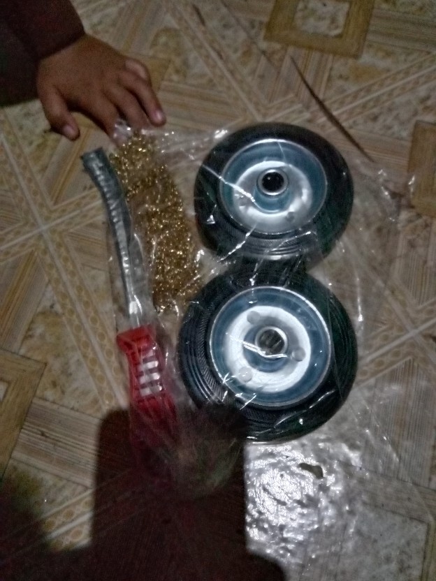 Roda Troli 4 Inch Etalase Gerobak Karet Only