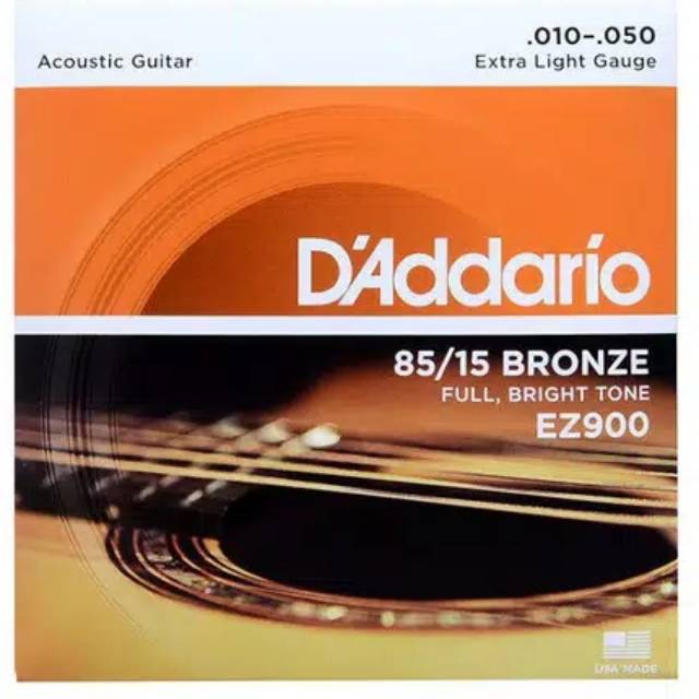 Senar gitar akustik D'ADDARIO EZ 900