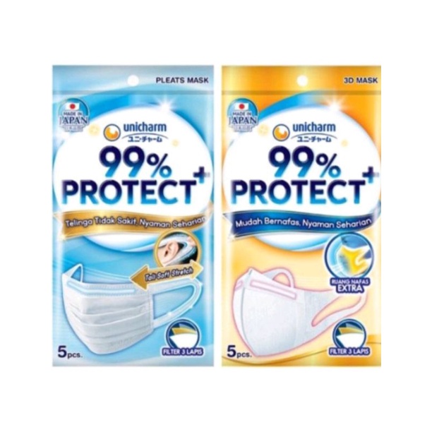 Masker Unicharm 99% Protect