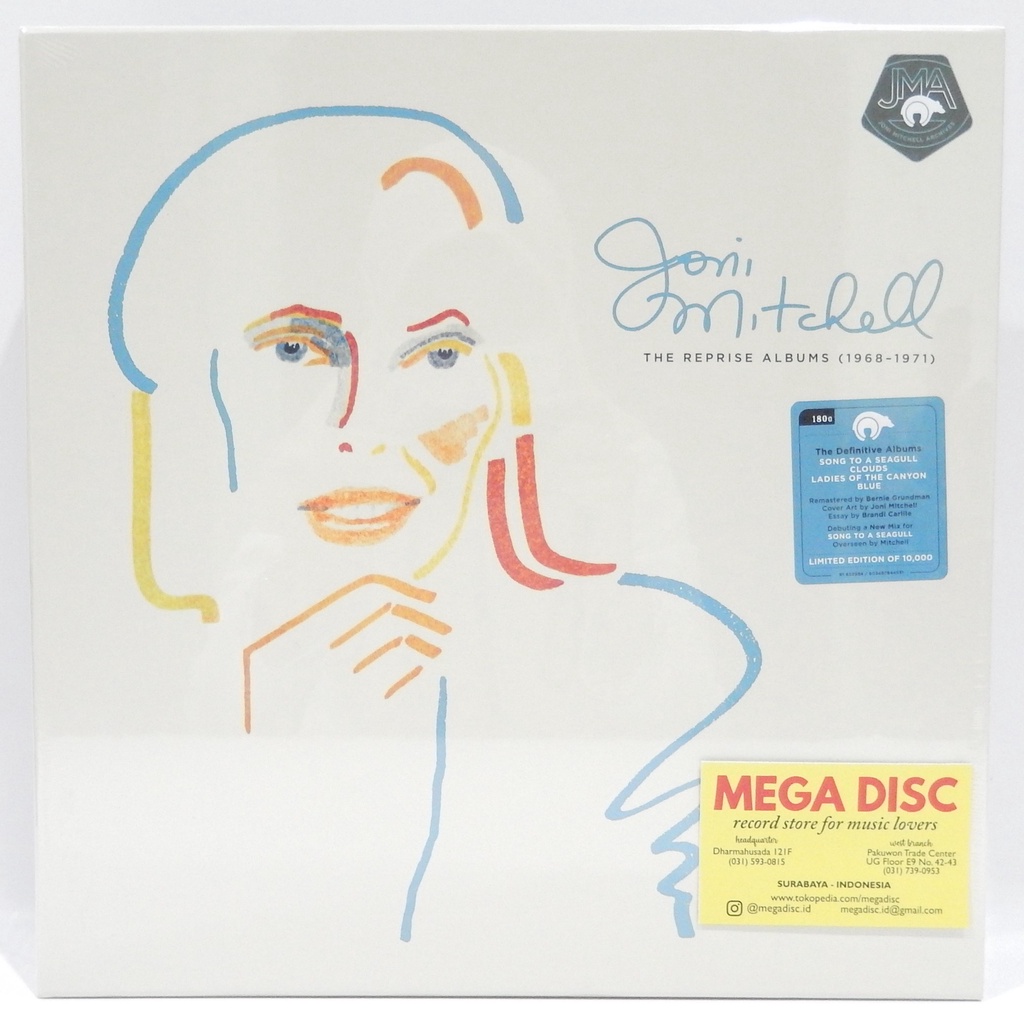 Boxset Joni Mitchell - The Reprise Albums 1968-1971 4LP 180g Album PH