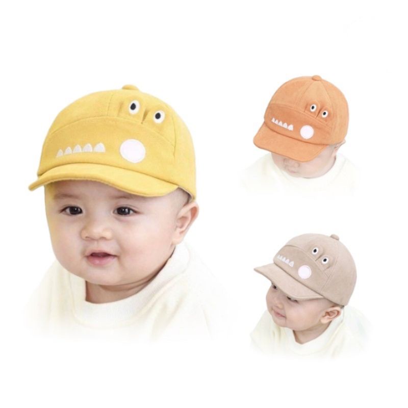 [rumahbayipdg] Topi anak karakter &quot;Crocodile&quot;  Topi bayi lucu