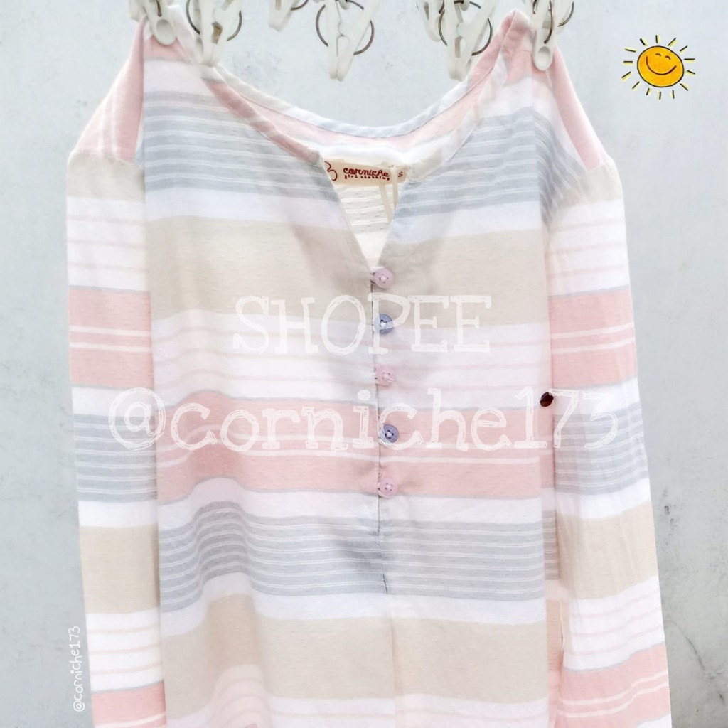 LKJ1920 Corniche Malay Blouse Pink - TH231206