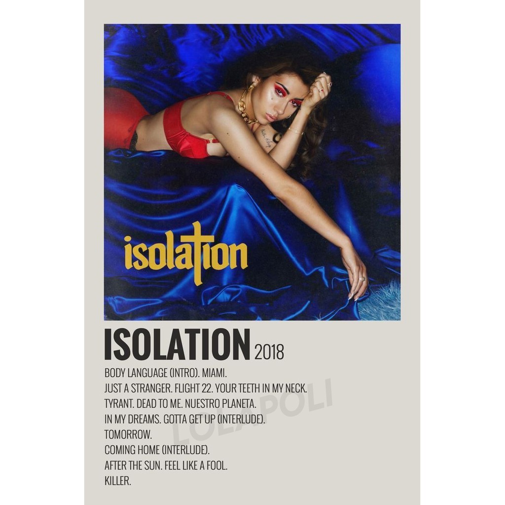 Poster Cover Album Isolation - Kali Uchis