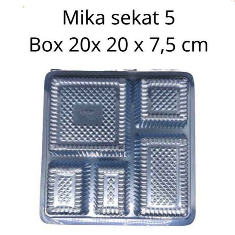 MIKA DUS NASI 20x20 MIKA KOTAK NASI 20x20 R10K MIKA SEKAT 5