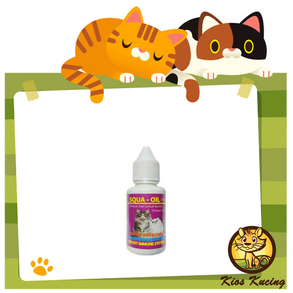 SQUA OIL CAT minyak ikan kucing minyak ikan untuk kucing