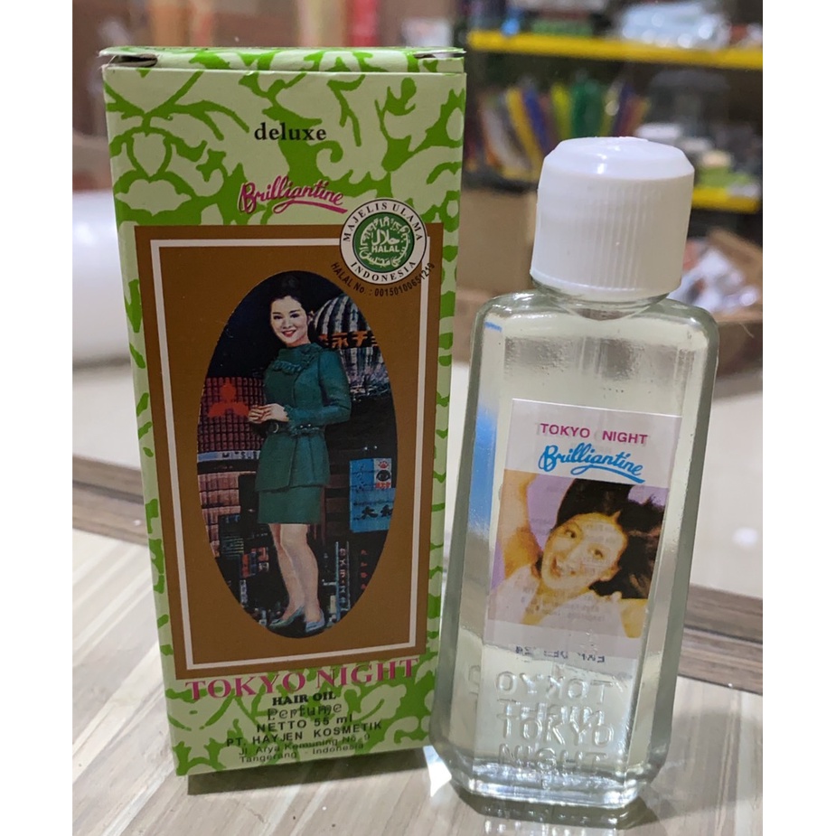 Tokyo Night Brilliantine Hair Oil Perfume/Minyak Rambut Parfum - 55 ml