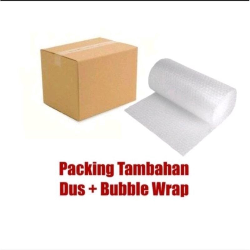 

packing tambahan buble warp