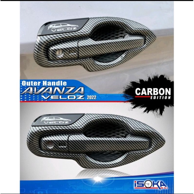 Outer handle Carbon New Veloz 2022