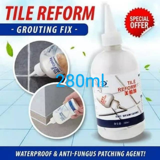 [Ready stock] 280ML Sealer Tile Gap Refill Agent Tile Reform Coating Mold Cleaner Tile Repair