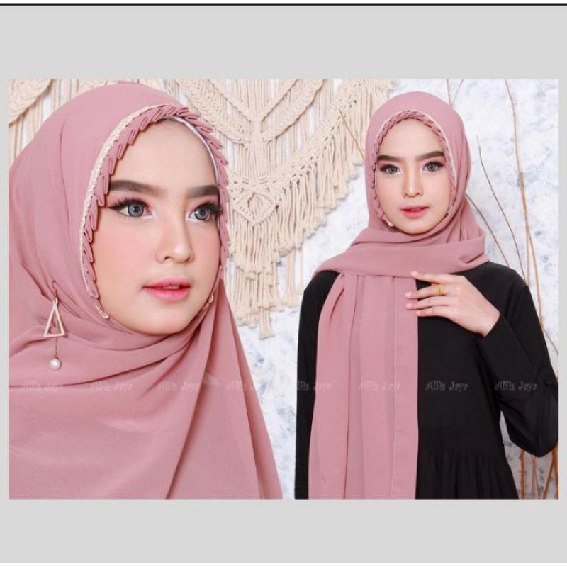 PASMINA LIPIT KCB RENDA / PASMINA TALI LIPIT / PASMINA LIPIT TALI DIAMOND RENDA / PASMINA GERIGI