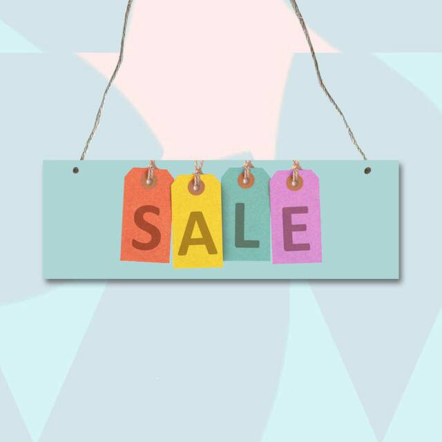 

Papan sale papan petunjuk diskon papan hiasan toko offline store bisa custom tulisan dan design