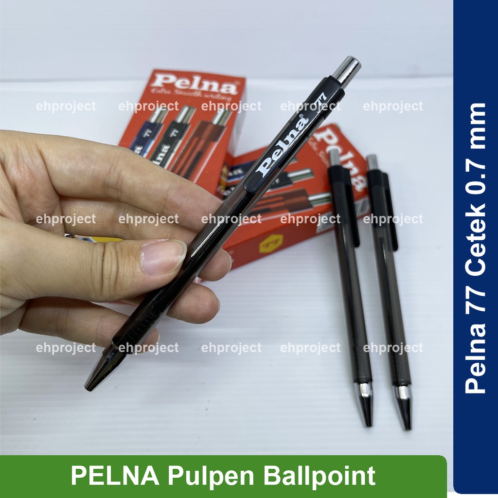 

Pulpen PELNA Pen Cetek Ballpoint Pen PELNA 05 Smooth 0.7 mm Murah Anti Macet Berkualitas ORI