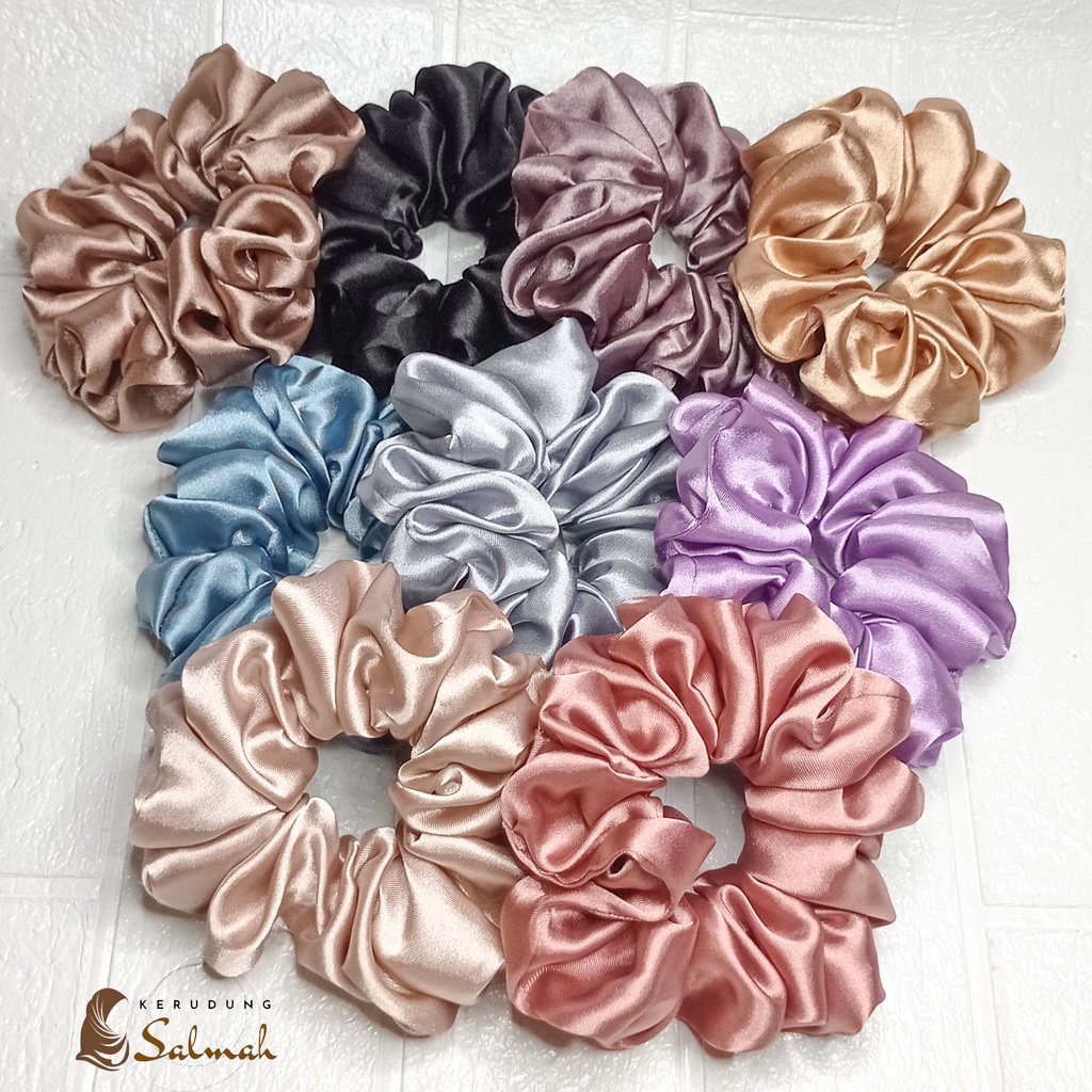 Ikat Rambut Scrunchie Satin Maxmara Premium