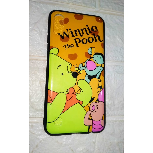 CASE HANDPHONE SAMSUNG M10 MOTIF KEROPI HELLO KITTY PANDA STICTH WINNIE REALPICT