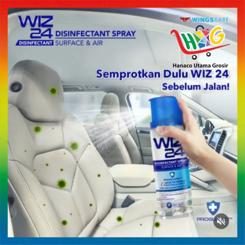 WIZ 24 Desinfektan Spray Aerosol 300ml