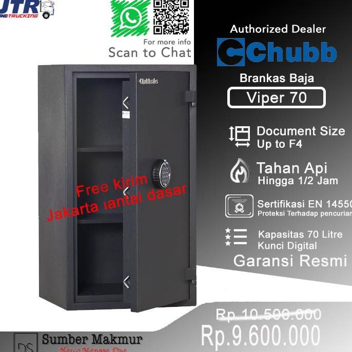 Brankas Chubb Viper El 70 Tahan Api Garansi Resmi