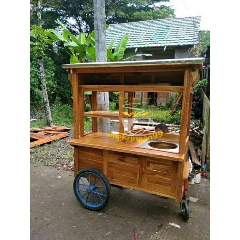 gerobak rombong bakso mieayam soto sate bakmi nasi goreng kupat ketoprak seblak bubur ayam