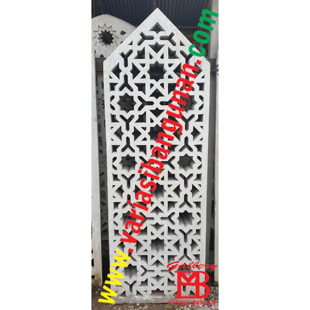 Krawangan GRC Motif Bintang Lancip Untuk Masjid