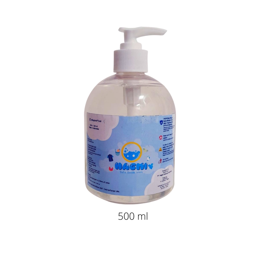 Hagmi Babysling Wash 500ml Pump - Sabun Detergent pencuci khusus gendongan bayi