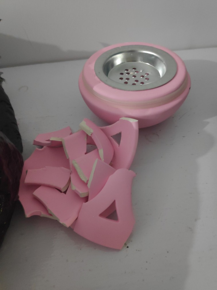 Tempat Bakaran Dupa Bukhur  Desain Ice Crack Kreatif Bahan Keramik