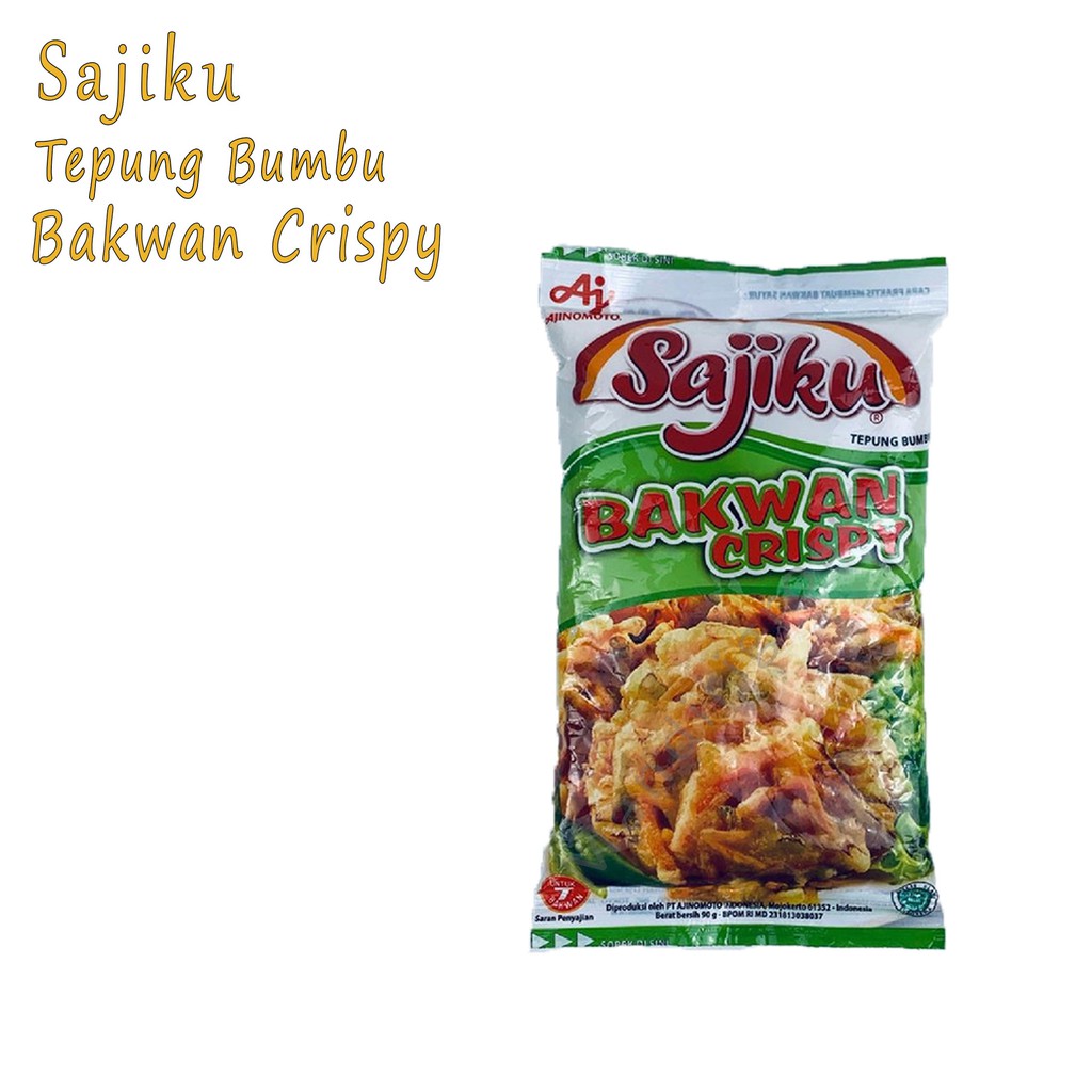 TEPUNG BUMBU * BAKWAN CRISPY * SAJIKU * 90g