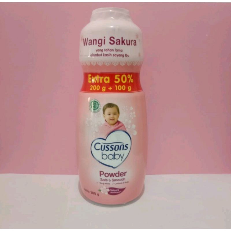 Cussons Baby Powder Bedak Tabur Extra 200gr+60gr