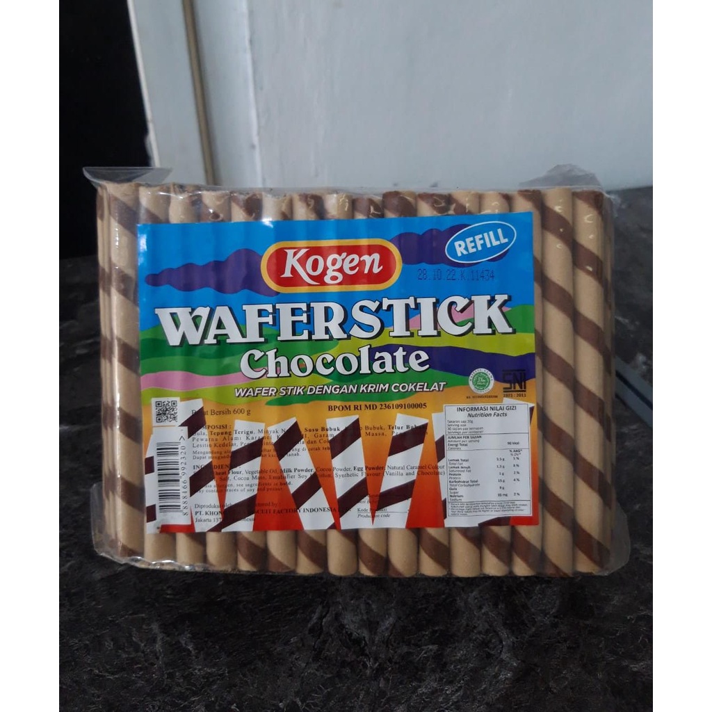 TERLARIS ASTOR KOGEN REFIL | WAFER STICK COKLAT BERAT 600 GR