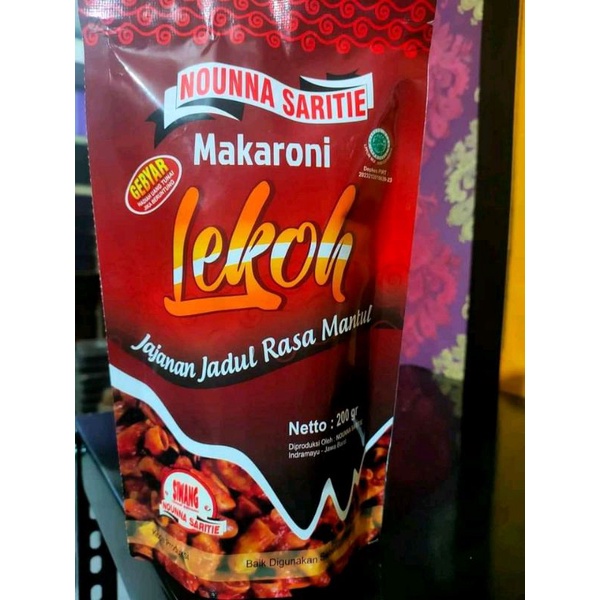 

MAKARONI LEKOH NOUNA SARITIE