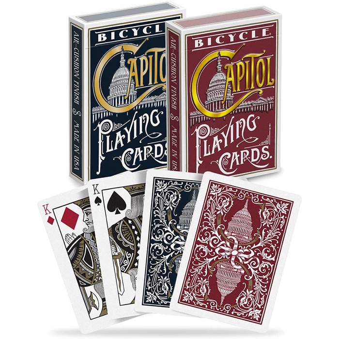 BICYCLE CAPITOL playing card kartu remi poker sulap import premium