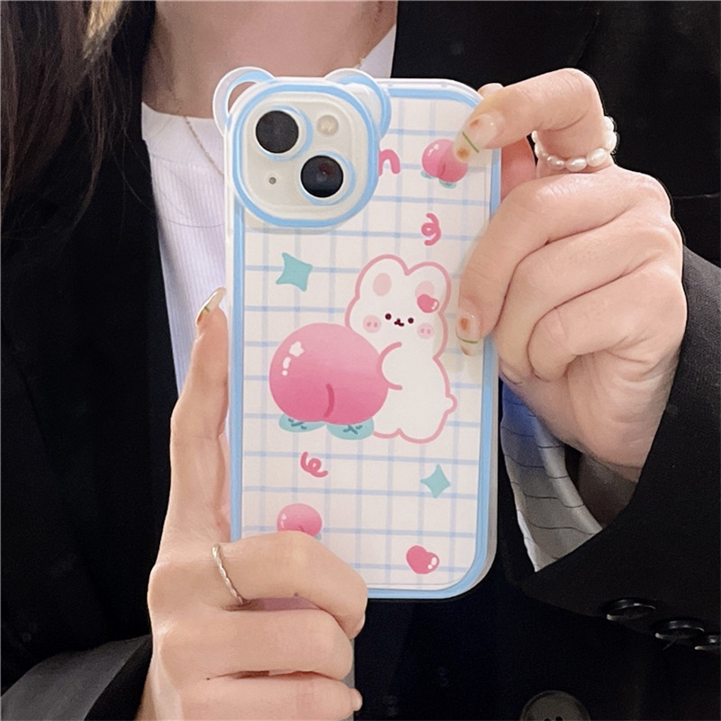 Soft Case Pelindung Lensa Anti Jatuh Tahan Banting Untuk iPhone 14 13 12 11 Pro Max X Xr Xs Max SE 8 7 6 6s Plus
