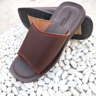  sandal  kulit  pria Shopee  Indonesia
