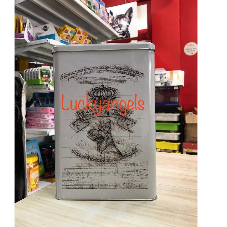 Royal Canin Food Container Kaleng-Tempat penyimpanan makanan anjing dan kucing YMV