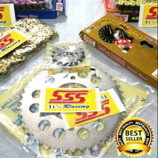 Ger set SSS CB150R / CBR150R / MEGA PRO / VERSA termurah