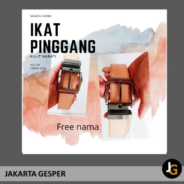 SABUK KULIT IKAT PINGGANG COWOK