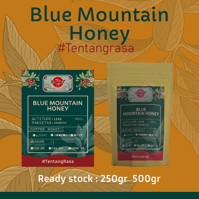 

KOPI ARABICA BLUE MOUNTAIN HONEY TERSEDIA KEMASAN 250GR - 1000GR