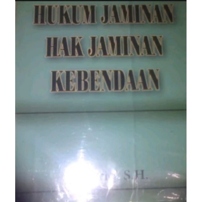 Original Hukum Jaminan Hak Jaminan Kebendaan J Satrio