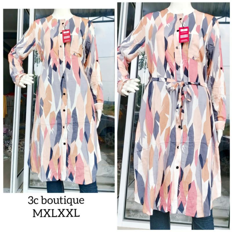 Long Tunik 3C Boutique / Tunik 3C Motif / Tunik Best seller
