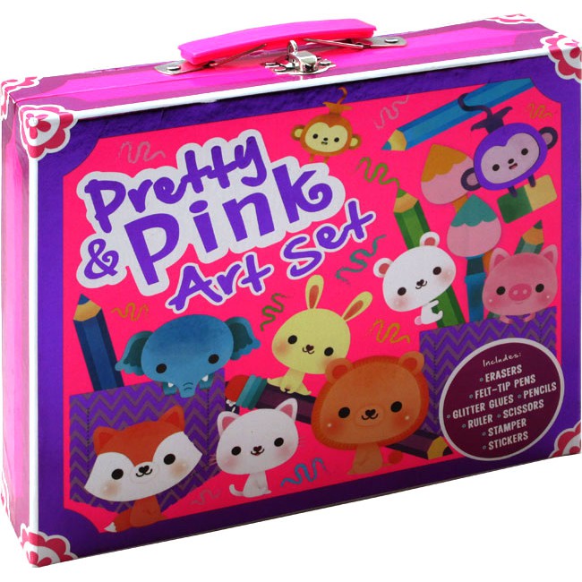 

(BOX-ARTSET-PRETPINK) Pretty & Pink Art Set - My First Art Box Set