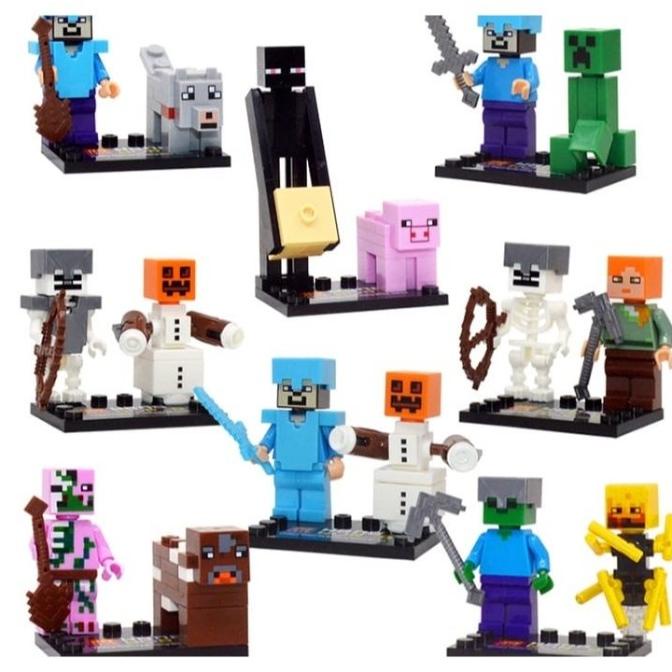 New Lego My World Series 1 Set Lengkap / Figure Lego Minecraft My World