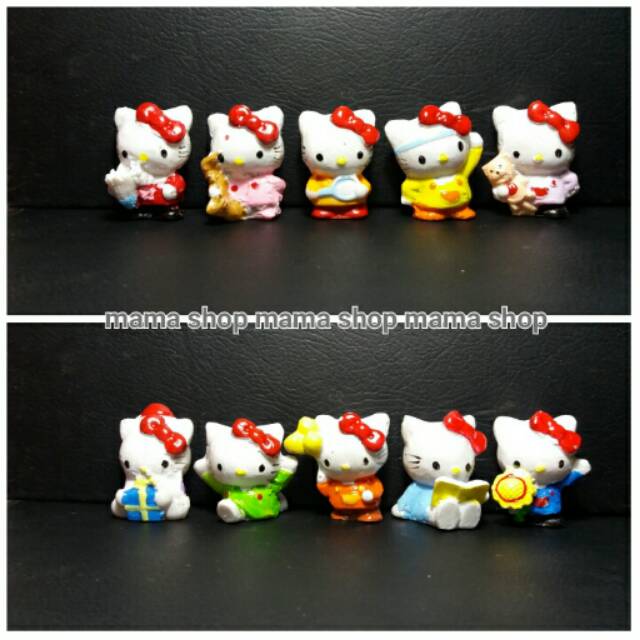 Topper Kue Ulang Tahun Cake Toper Figure Hello Kitty Mini Size Imut