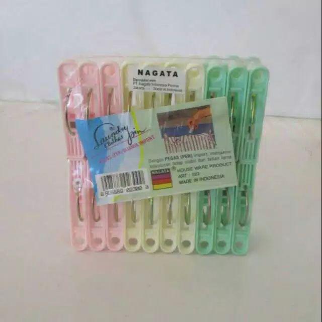 Jepitan Baju / Gantungan Pakaian Nagata 023 Isi 20