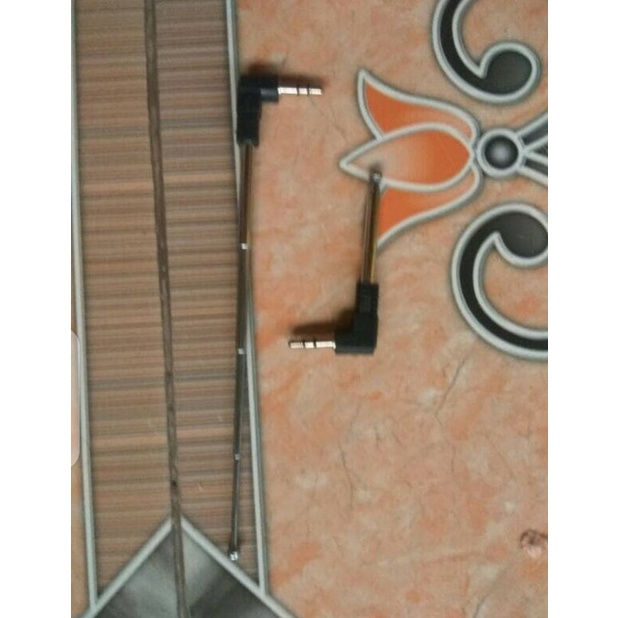 antena FM speaker handphone Jack 3.5 mm penguat sinyal pencari jaringan radio portable bisa buat mob