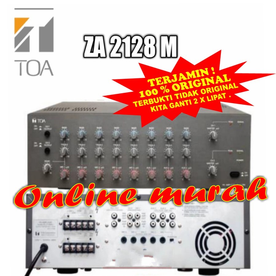 Amplifier Mixer Toa ZA 2128 M ORIGINAL toa za 2128m