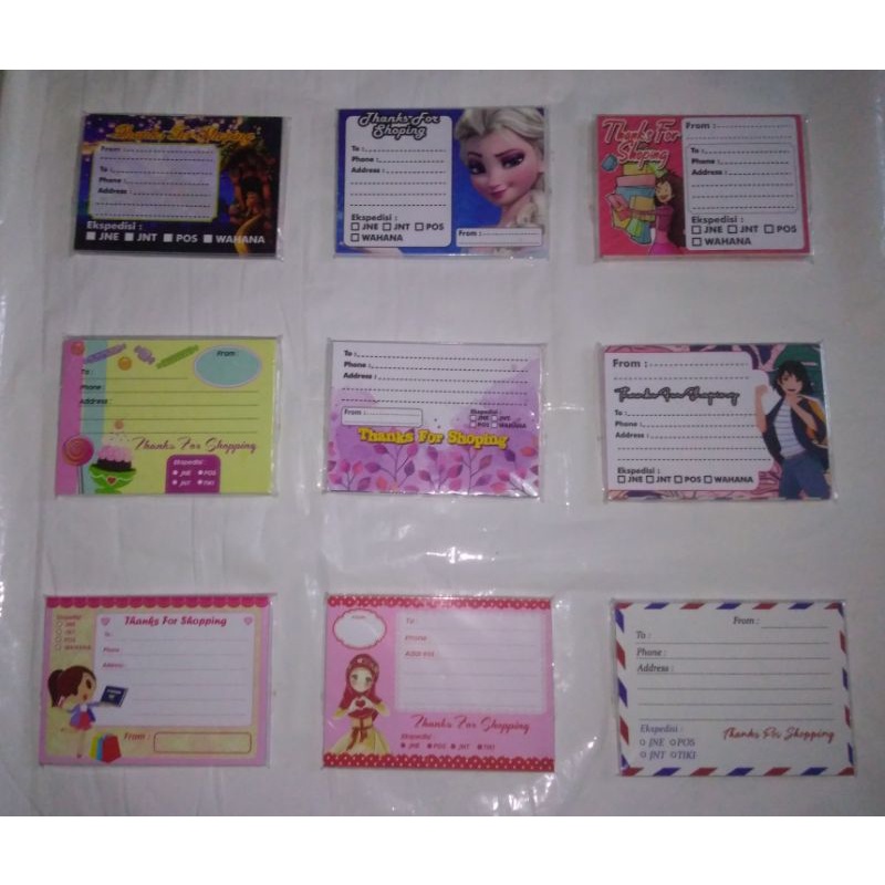 

Promo!! Label Olshop / Dropshipper Beli 1 dapat 2