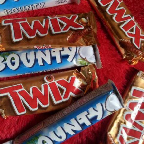 

[74] TWIX dan BOUNTY coklat Import Arab iixy773